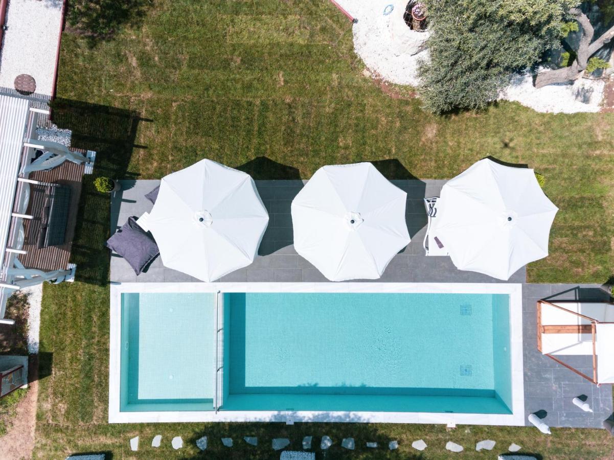 Fokas Luxury Villa Prínos Buitenkant foto