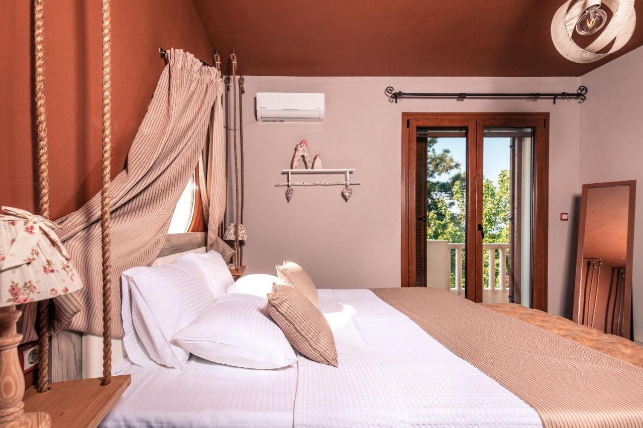 Fokas Luxury Villa Prínos Buitenkant foto