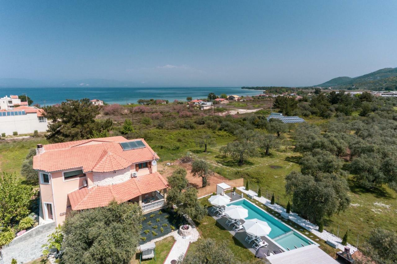 Fokas Luxury Villa Prínos Buitenkant foto