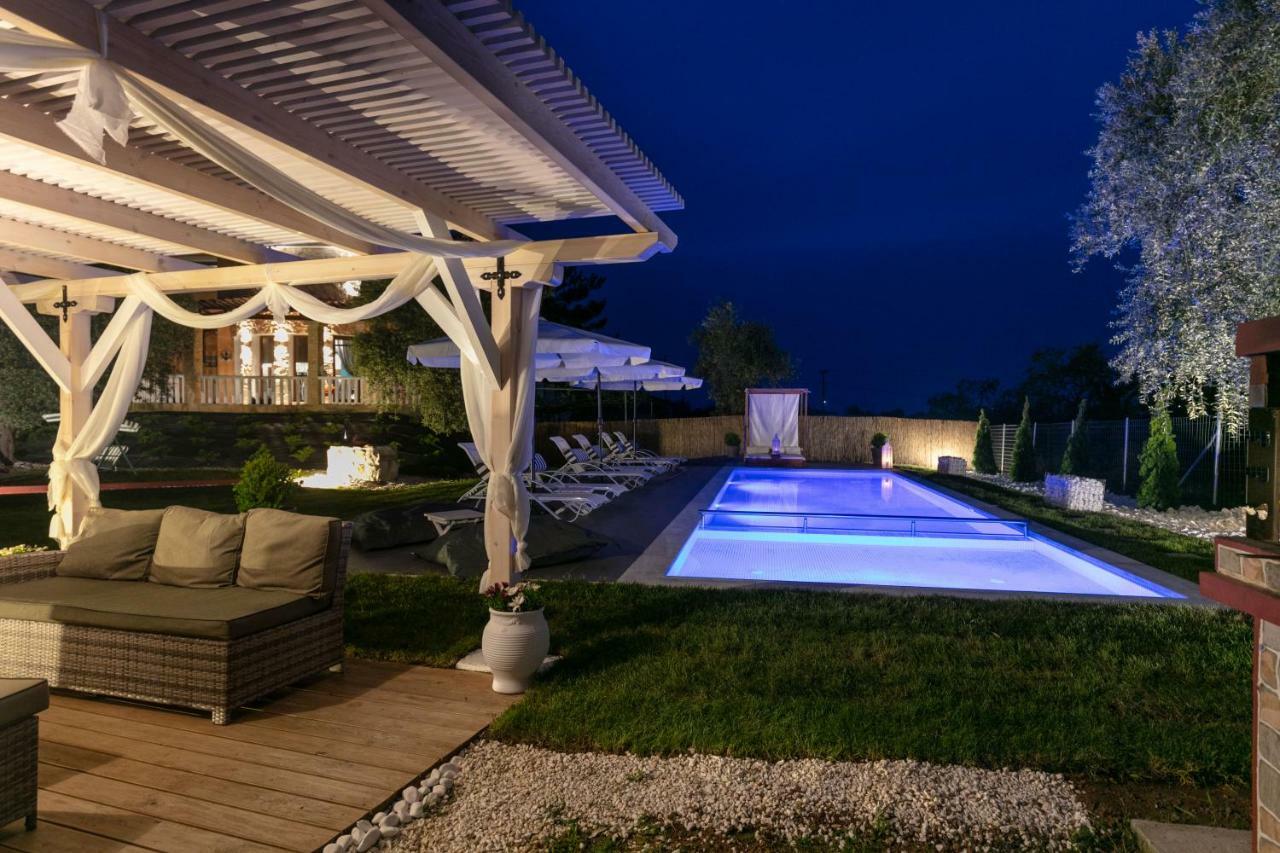 Fokas Luxury Villa Prínos Buitenkant foto