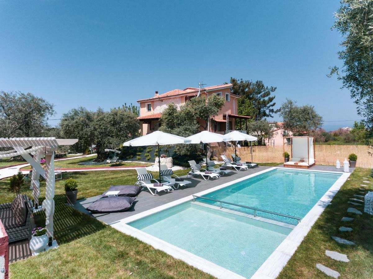 Fokas Luxury Villa Prínos Buitenkant foto