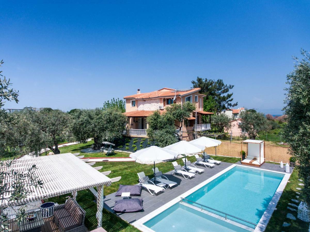 Fokas Luxury Villa Prínos Buitenkant foto